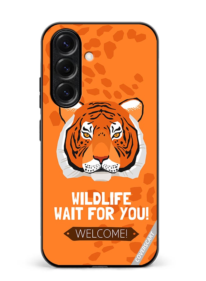 VR CREATIVE Protective Case Cover For Samsung Galaxy S25 Tiger For You Design Multicolour