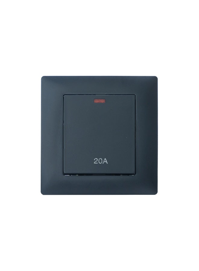 16A DP 1GANG FLUSH SWITCH WITH NEON BIG ROCK