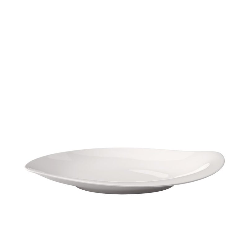 Villeroy & Boch Villeroy  Boch New Cottage Special Serve Salad Shallow Flat Bowl 1325 in Premium Porcelain White