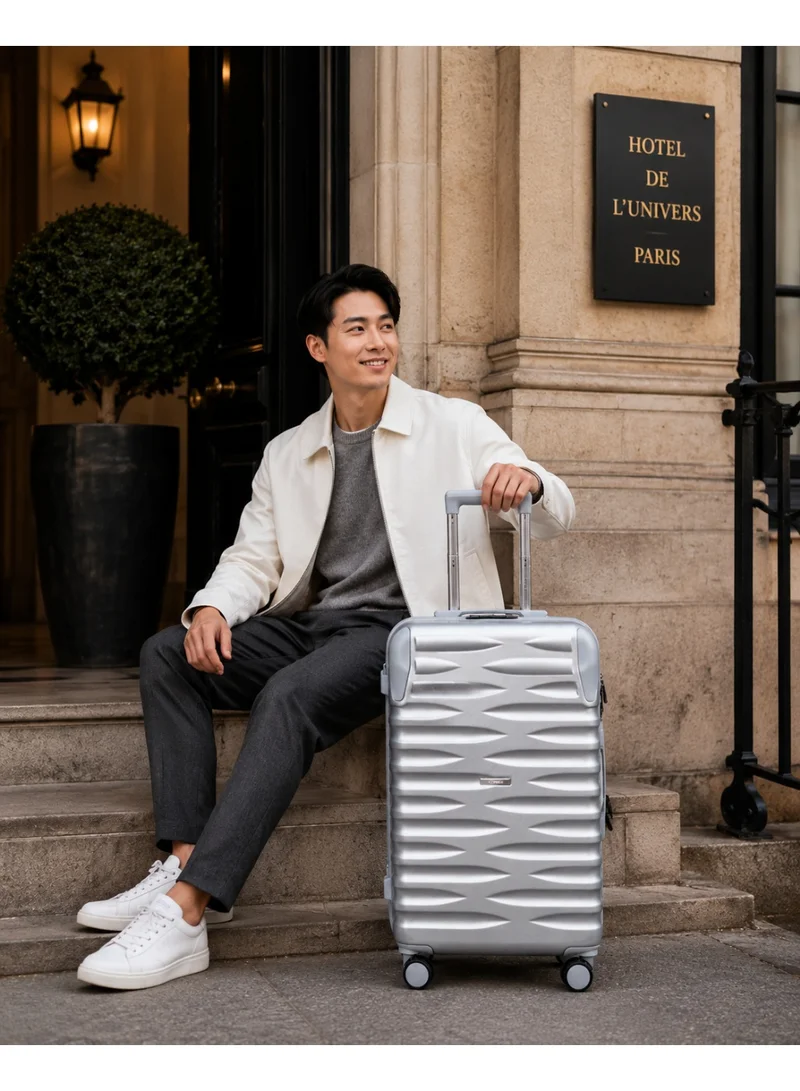 WAF WAF Panda Premium 3-Piece Luggage Set 20/24/28 Inch Fiber+PC Hard Shell Suitcase with TSA Lock & 360° Spinner Wheels – Lightweight Luxury Travel Trolley Bags for Cabin & Check-In | Stylish Travel Luggage Set KSA