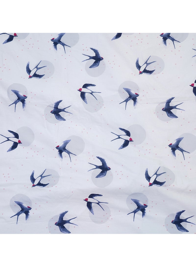 Home-Tex Design 3-Pcs Hometex Design 100% Cotton King Size Printed Reversible Duvet Cover Set 1 Duvet Cover 240x200 cm + 2 Pillow Covers 50x80 cm - Image 3