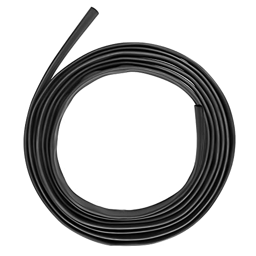 XHF UL Listed 1/2 Inch 10Ft 3:1 Waterproof Heat Shrink Tubing Roll Marine Grade Adhesive Lined Heat Shrink Tube, Insulation Sealing Oil-Proof Wear-Resistant Black - Image 1