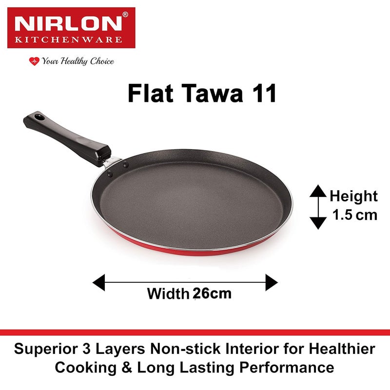 Nirlon Nirlon Aluminium Non Stick Cookware Pots and Pans Set of 4 Pieces FT11_AC_CS22_CS24  - Image 2