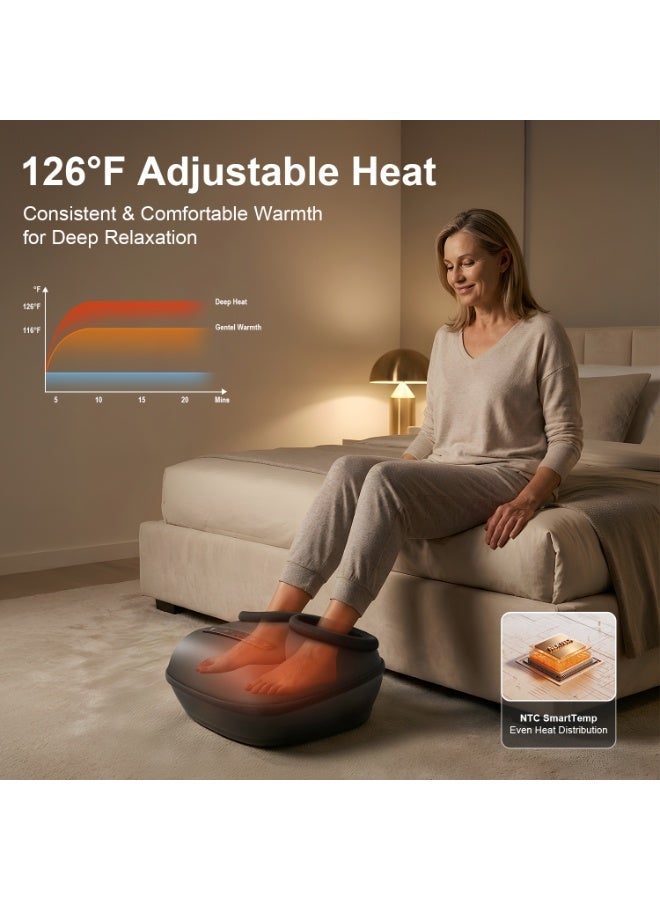 Nekteck Shiatsu Foot Massager Machine with Soothing Heat, Deep Kneading Therapy, Improve Blood Circulation and Foot Wellness,Relax for Home or Office Use - Image 5
