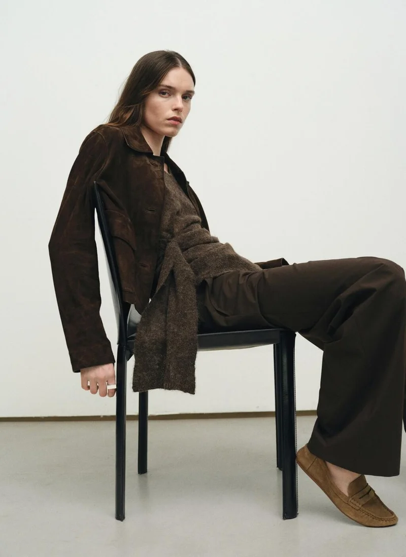 MANGO  Suede penny loafers for Women | Best Price UAE