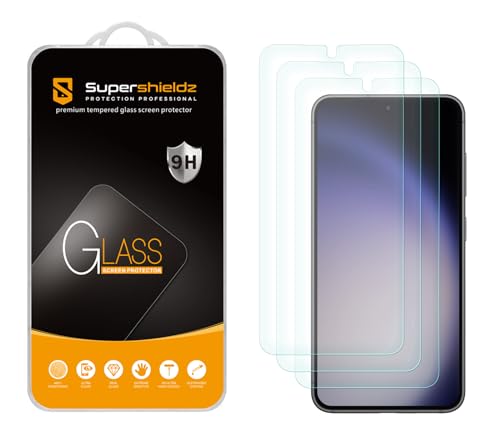 Supershieldz 3 Pack Designed for Samsung Galaxy S24 Tempered Glass Screen Protector Anti Scratch Bubble Free - Image 1
