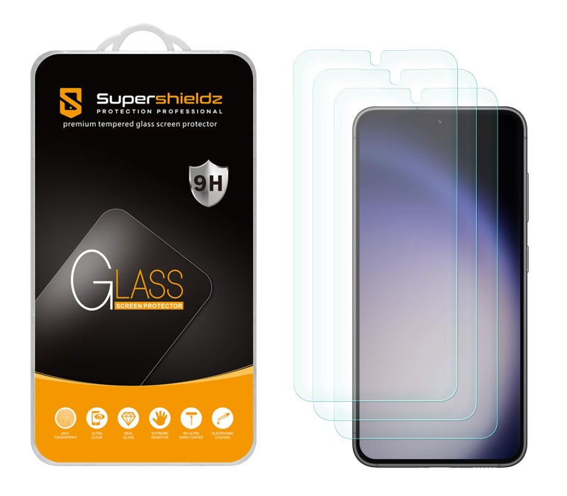 Supershieldz 3 Pack Designed for Samsung Galaxy S24 Tempered Glass Screen Protector Anti Scratch Bubble Free - Image 3