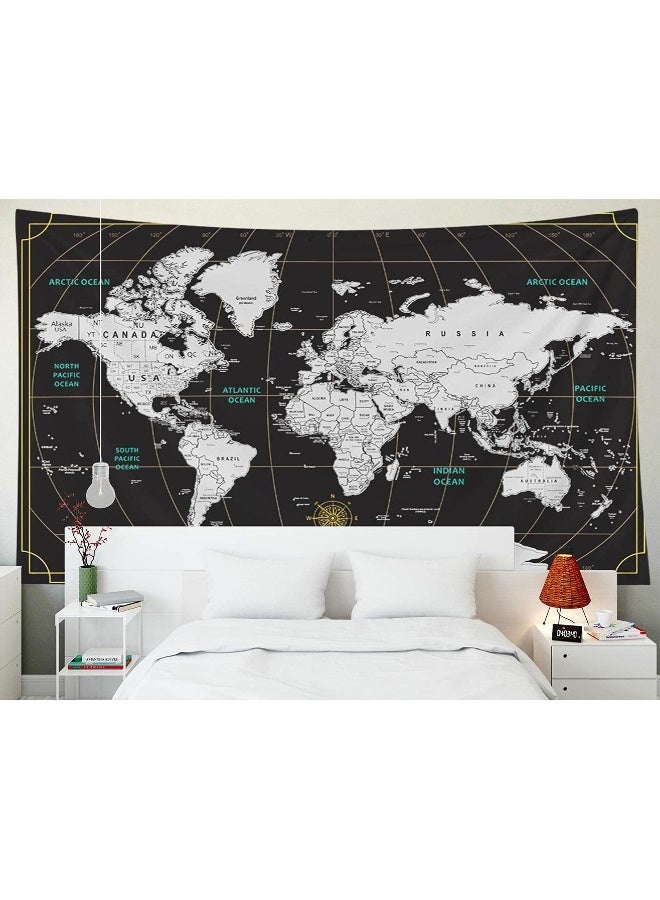 BPA World Map Wall World Geographical Distribution for Men 80X60 Inches - Image 3