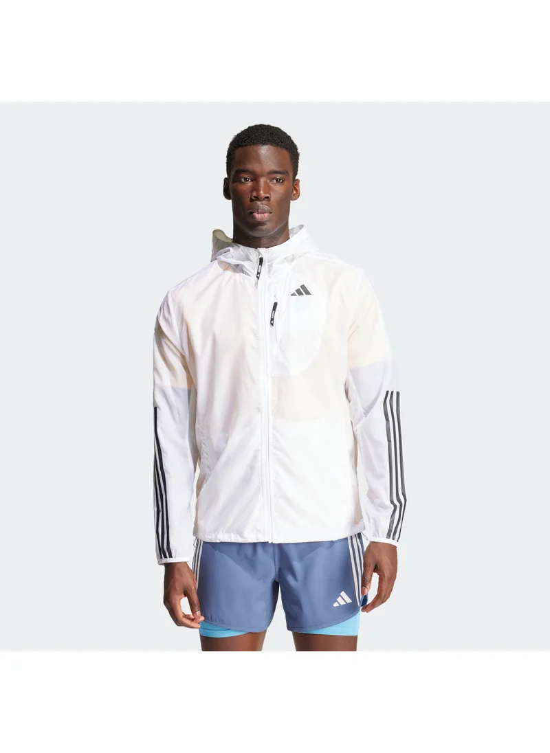 Adidas Own the Run 3 Stripes Jacket