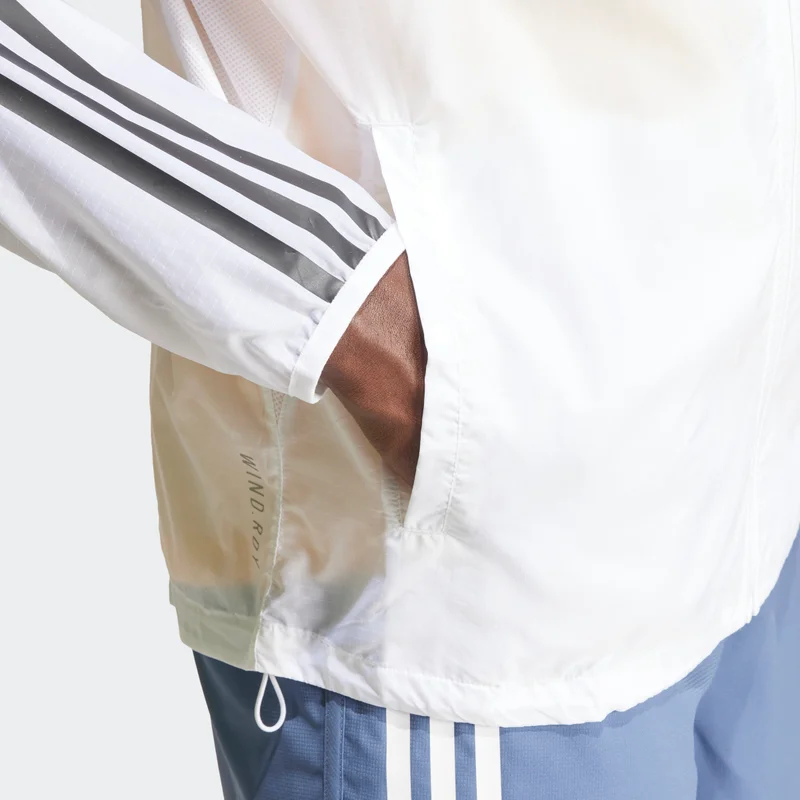 Adidas Own the Run 3 Stripes Jacket