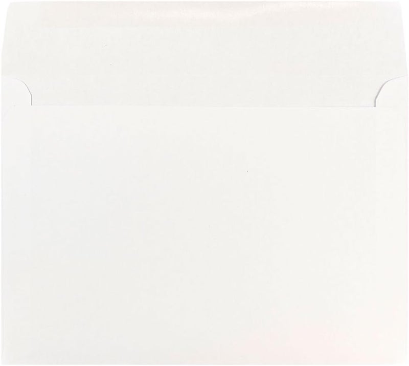 JAM Paper 7 x 10 Booklet Commercial Envelopes - White - 100/Pack - Image 2