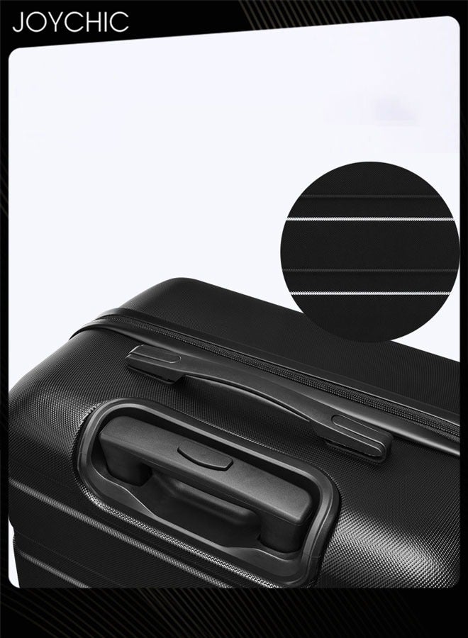 Joychic مجموعة حقائب سفر 3 قطع حقائب يد خفيفة الوزن للسفر التجاري مقاومة للماء مصنوعة من مادة ABS - 20/24/28 بوصة - Image 2