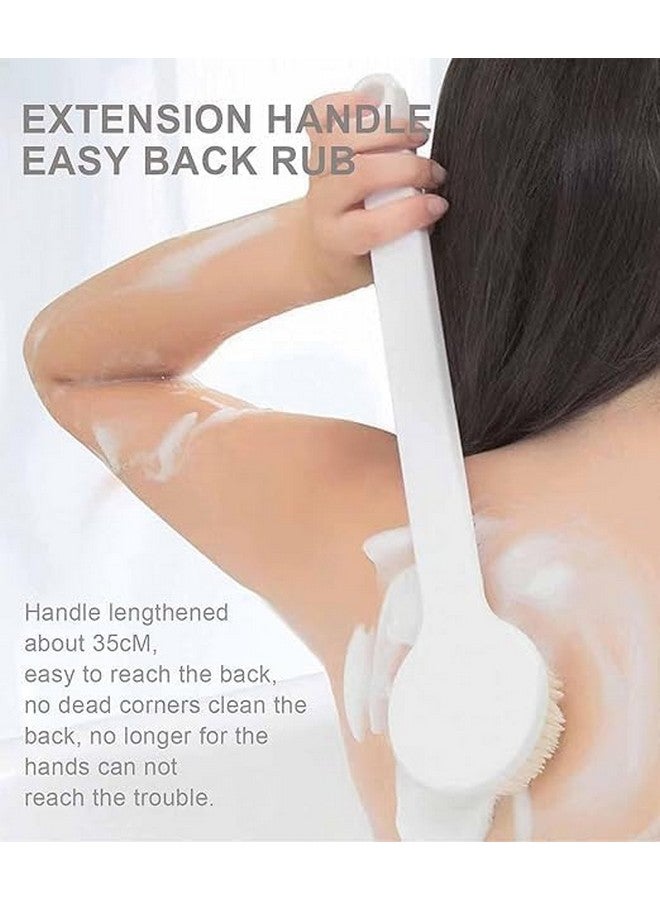 JAMBUVANTI Multipurpose Bath Body Brush Bath Body Brush with Soft Comfortable Bristles Long Handle, Dry Brushing Back Scrubber for Shower for Men and Women, BPA free, Non-Slip 1 PCS - Image 2