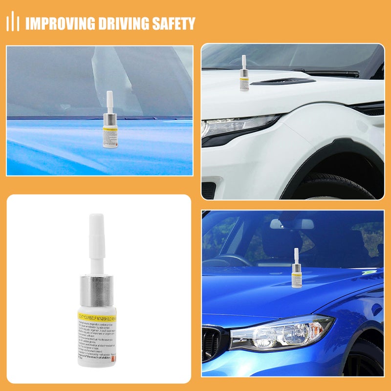 2 Pcs Car Windshield Repair Tool Windshield Crack Repair Kit Easy-To-Use Windshield Scratch Repair Liquid Reusable Glass Repair Fluid - Image 4