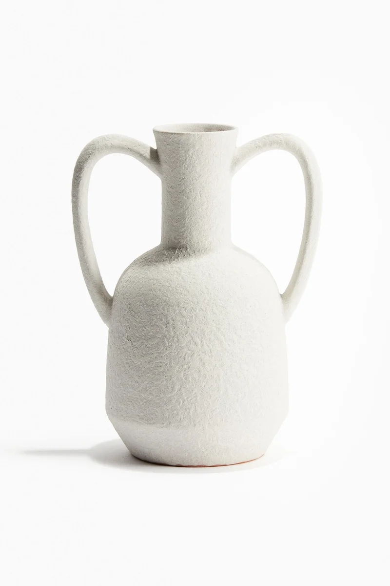 اتش اند ام مزهرية من التيراكوتا