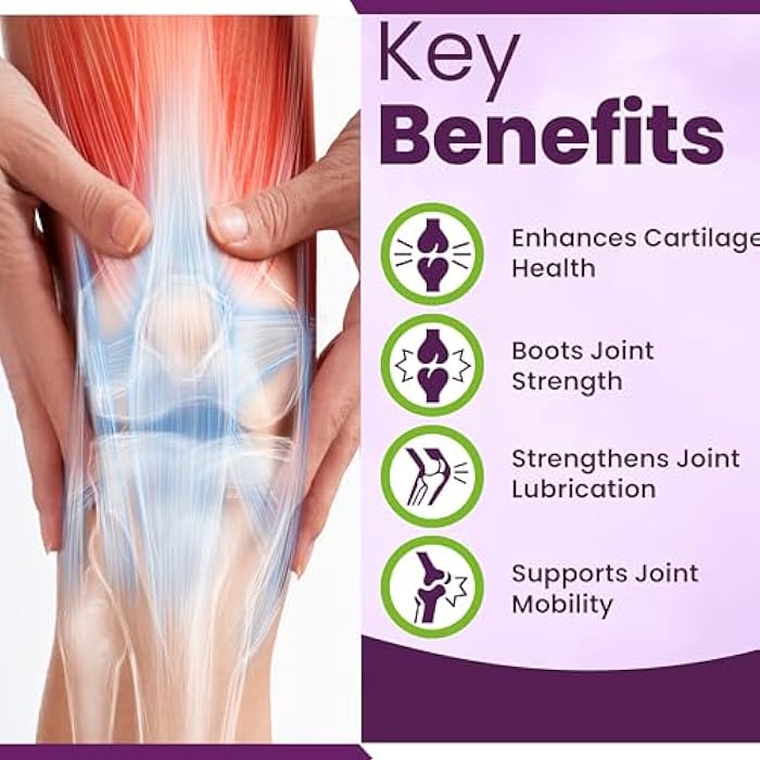 NUTRI-NEXUS Joint Support Supplement with Glucosamine Chondroitin MSM Turmeric Boswellia - for Men and Women - Promotes Mobility, Flexibility, and Comfort - Made in USA - 90 Capsules - Image 3