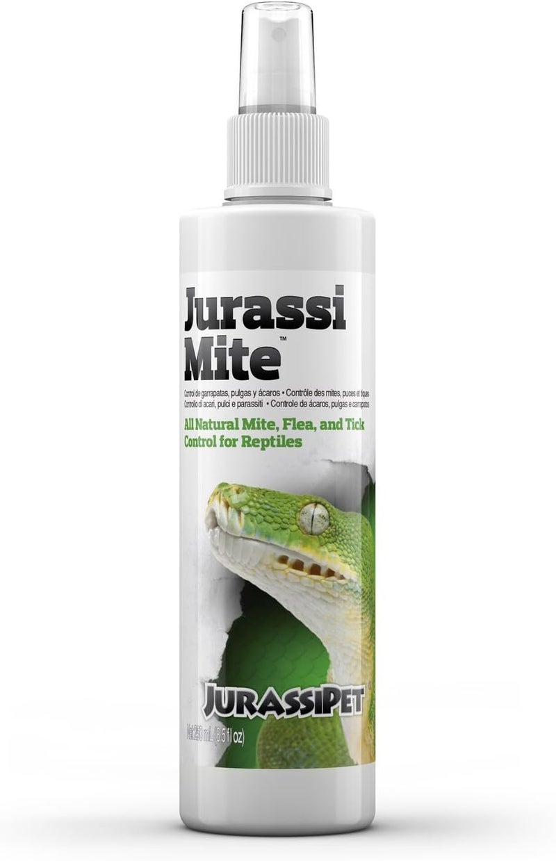 Seachem Jurassi Mite - All Natural Mite, Flea, and Tick Control for Reptiles - 250ml - Image 1