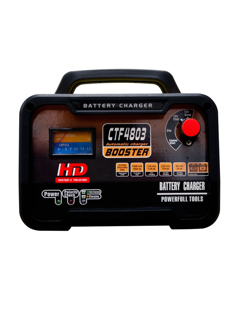 أتش دي HD CTF-4803 شاحن بطارية أوتوماتيكي 100 أمبير | 220 فولت 50/60 هرتز  - Image 3
