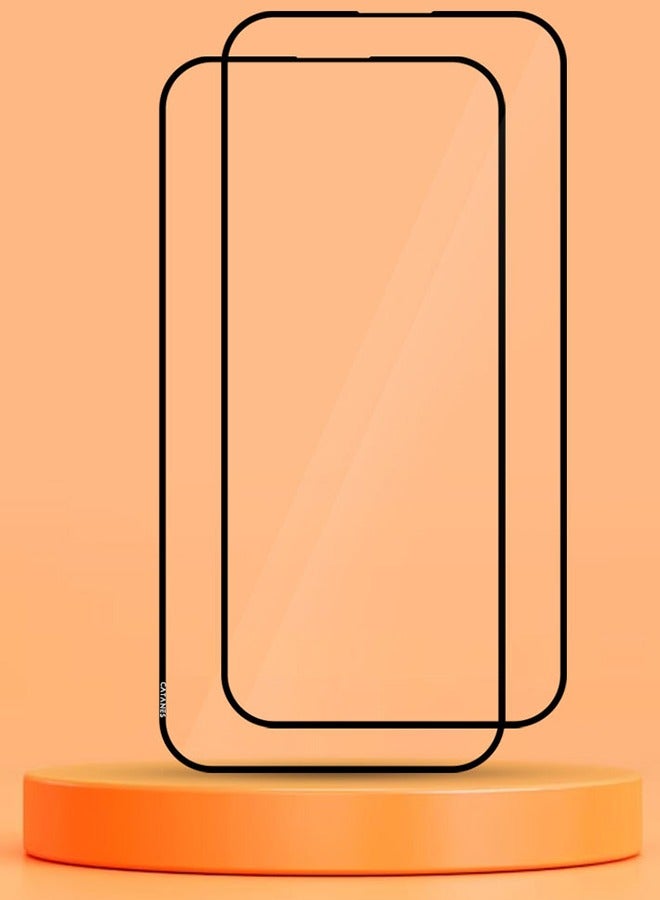 CATANES 2 Pack For iPhone 15 Pro Screen Protector Scratch and Shatter Resistant Anti Bubble HD Clear Glass - Image 3