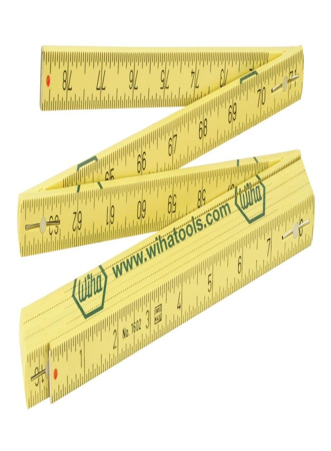 Wiha 61662 Metric Long Life MaxiFlex Folding Ruler with Outside Reading - Image 1