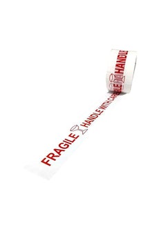 Fragile Tape 48Mm X 54.8 M Heavy Duty Handle With Care Tape For Packing Boxes And Cartons Packaging Shipping And Moving Tape 1 Roll