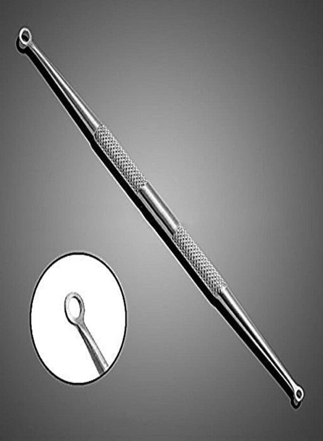 Doliva Stainless Steel Anti-Slid Handle Blackhead Remover Tools Kit with Case Acne removal tool/Blackhead Tweezers Pimple Removal Tool Acne Needle Set/Acne Extractor Tool, Pack of 5 - Image 5