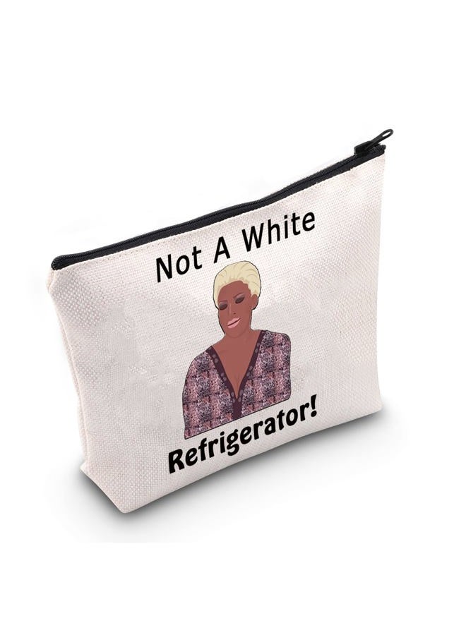 LEVLO Funny Housewives Gifts Not A White Refrigerator Makeup Bags Housewives Party Gifts(Not A White Refrigerator) - Image 1