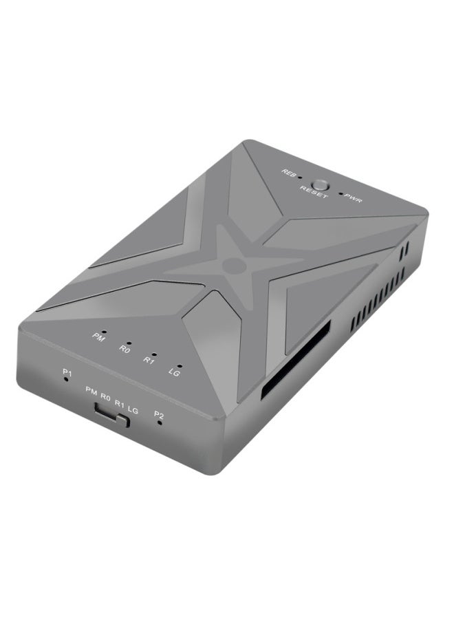 Generic M.2 Nvme Ssd Raid Array Mobile Hard Drive Box Usb3.2 Gen2x2 20g 586r Digital Computer Mobile Hard Drive Case-Color:Dark Gray  - Image 1