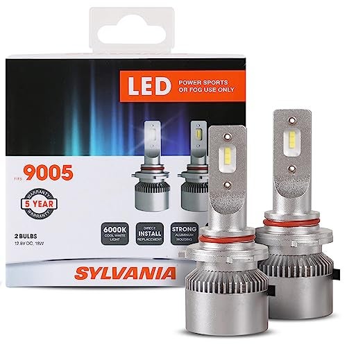 مصابيح أمامية LED من SYLVANIA 9005 للاستخدام في الطرق الوعرة أو كشافات الضباب عبوة 2