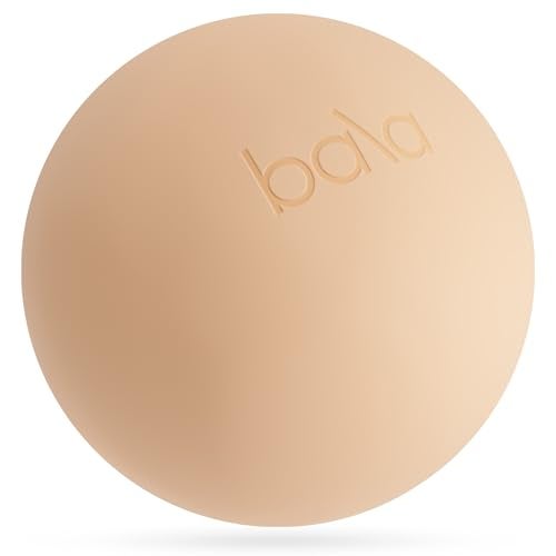 Bala Non-Weighted Exercise Ball (Sand) - 8" Yoga Ball for Barre, Stretching, Strength & Core Training - Small Pilates Ball Workout Accessory with Mini Pump for Home Gym & Fitness Routines - Image 1