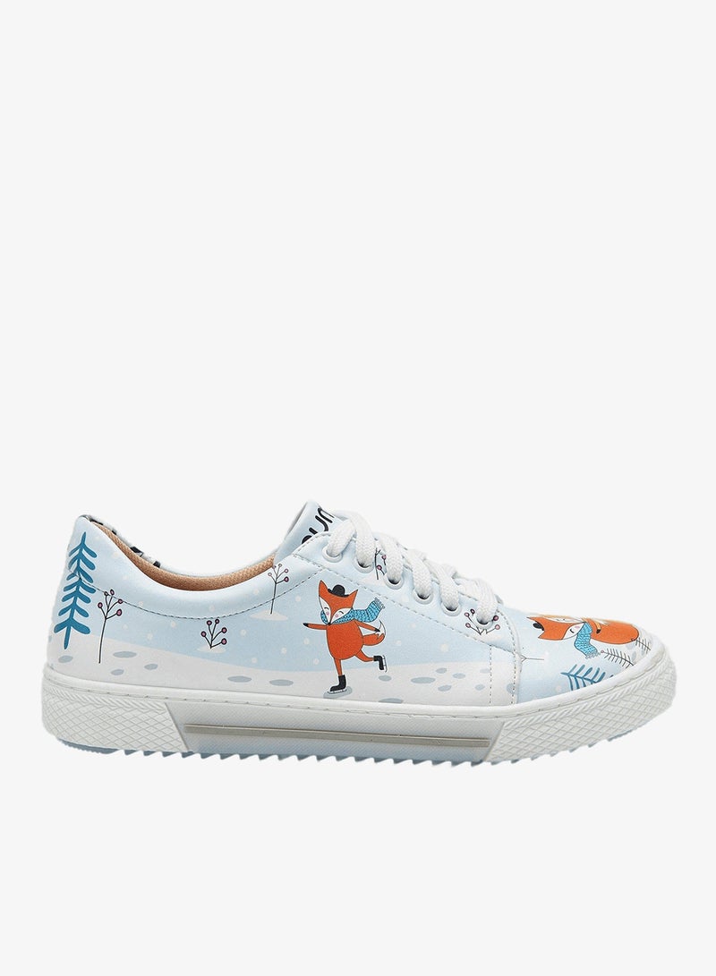 Mumka Wild and Free Fox Sneakers - Image 1