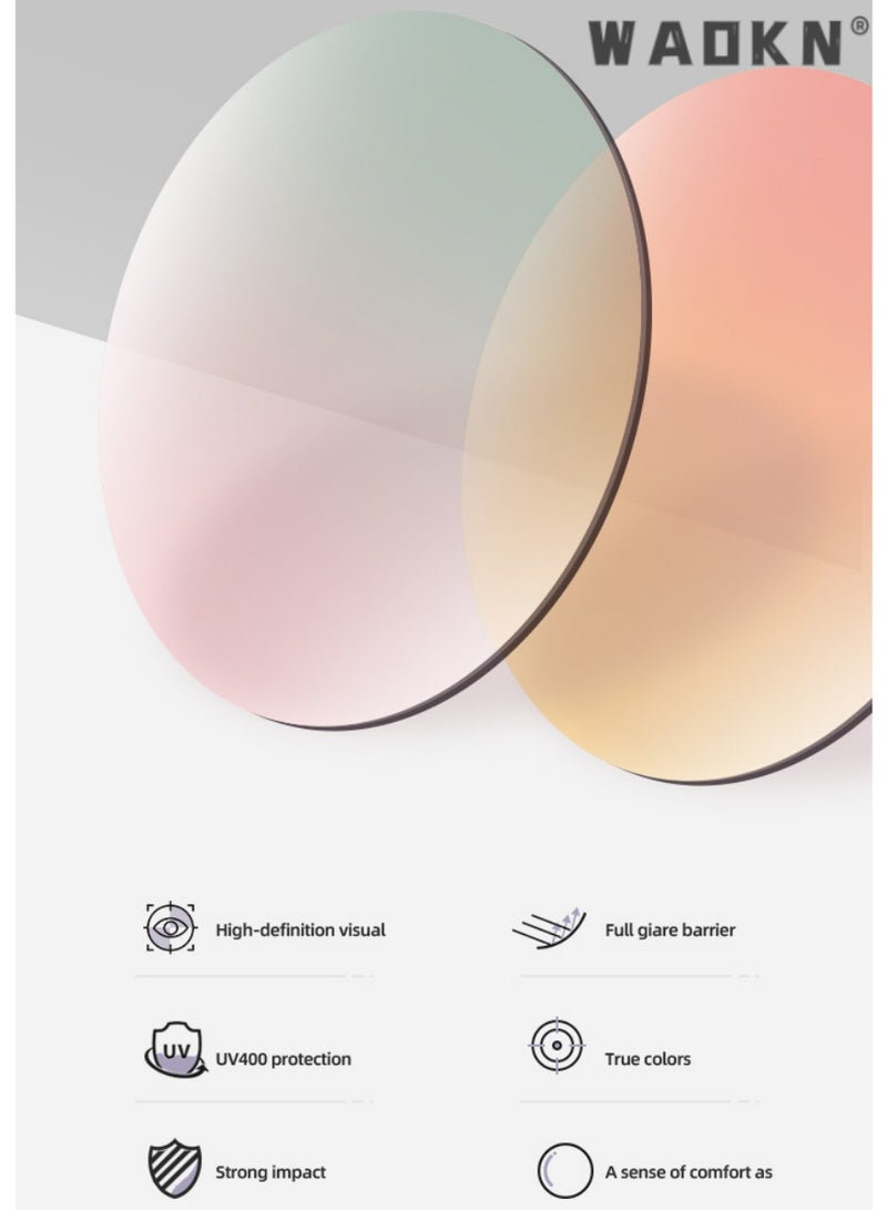 WAOKN Aviator Sunglasses for Men Women UV400 Protection Sun Glasses with Metal Frame Fashion Anti-Glare Sun Shades for Driving Fishing Traveling with,Lightweight Metal Frame Sun Glasses UV400 Protection - Image 5