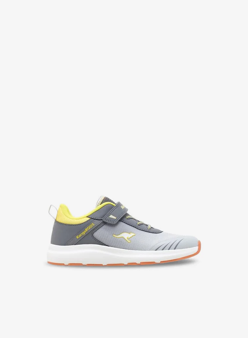 kangaROOS Grey Boys Hook & Loop Sports Shoes for Men | Best Price UAE