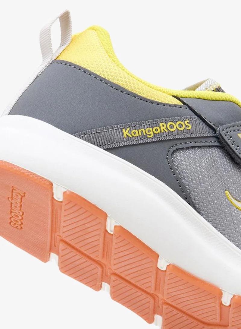 kangaROOS Grey Boys Hook & Loop Sports Shoes for Men | Best Price UAE