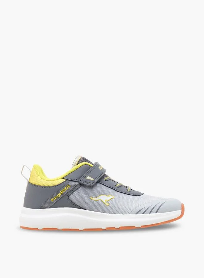 Kangaroos Grey Boys Hook & Loop School Sports Shoes for Men | Best Price UAE