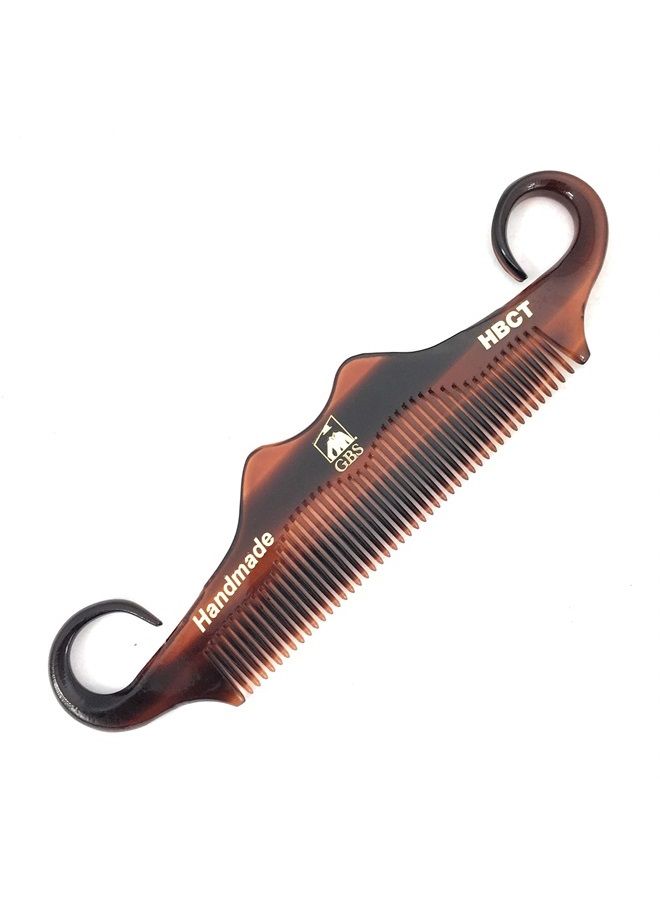 G.B.S Handmade Foldable All Purpose Comb Handle Bar Comb for Mustache Men's Grooming Comb Made of Fine Tooth for Long lasting Style Beard & Hair Combo 2 - Image 4