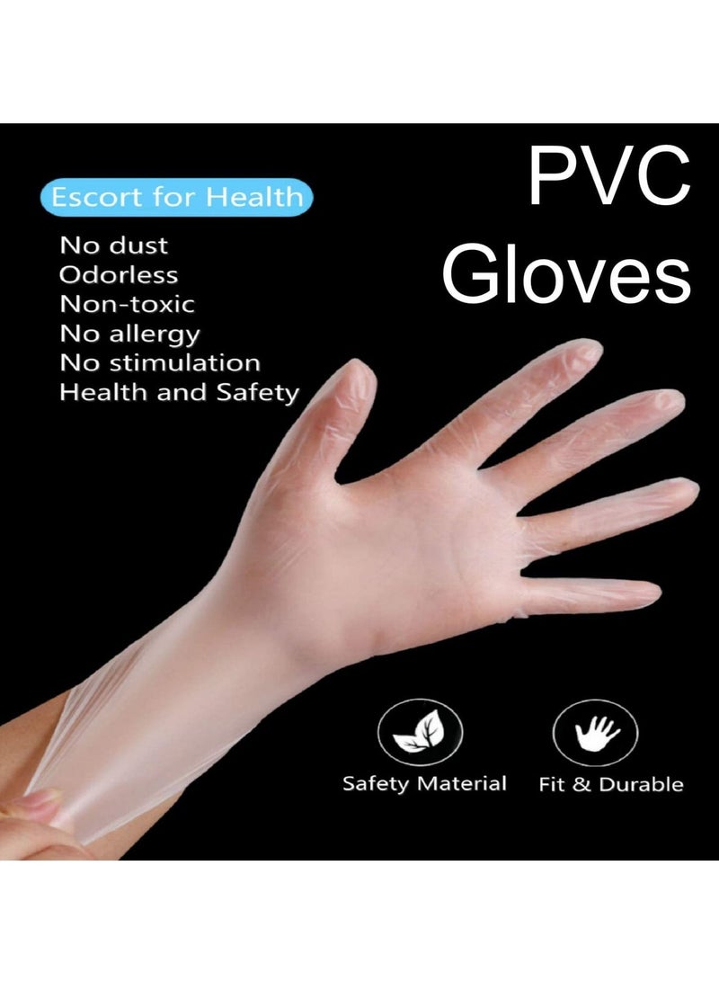 Falcon 100-Pieces Disposable Clear Powder Free Vinyl Gloves - Image 4
