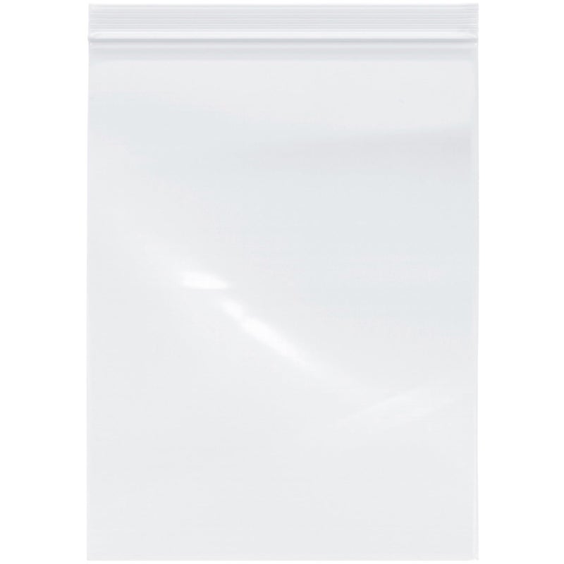 Plymor 9 x 12 Pack of 100 4 Mil Heavy Duty Zipper Reclosable Plastic Bags