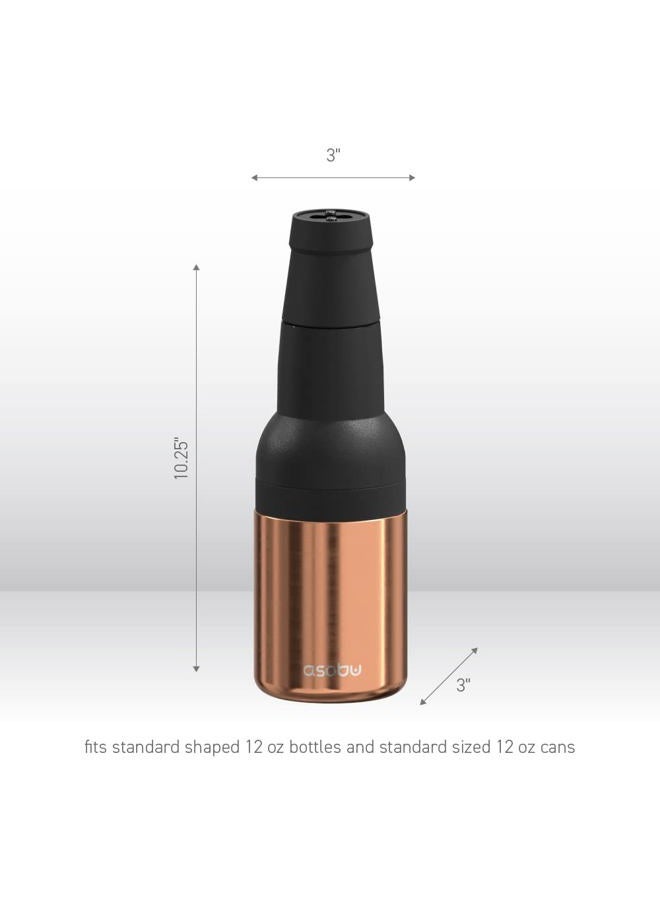 asobu Frosty Beer 2 Go Vacuum Insulated Double Walled Stainless Steel Premium Beer Bottle and Can Holder, Gifts for Men, Beer Gadgets, Drinks Cooler with Bottle Opener - Image 3