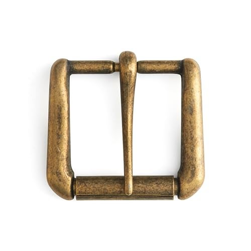 Tandy Leather Solid Antique Brass 112 Napa Roller Buckle 164309