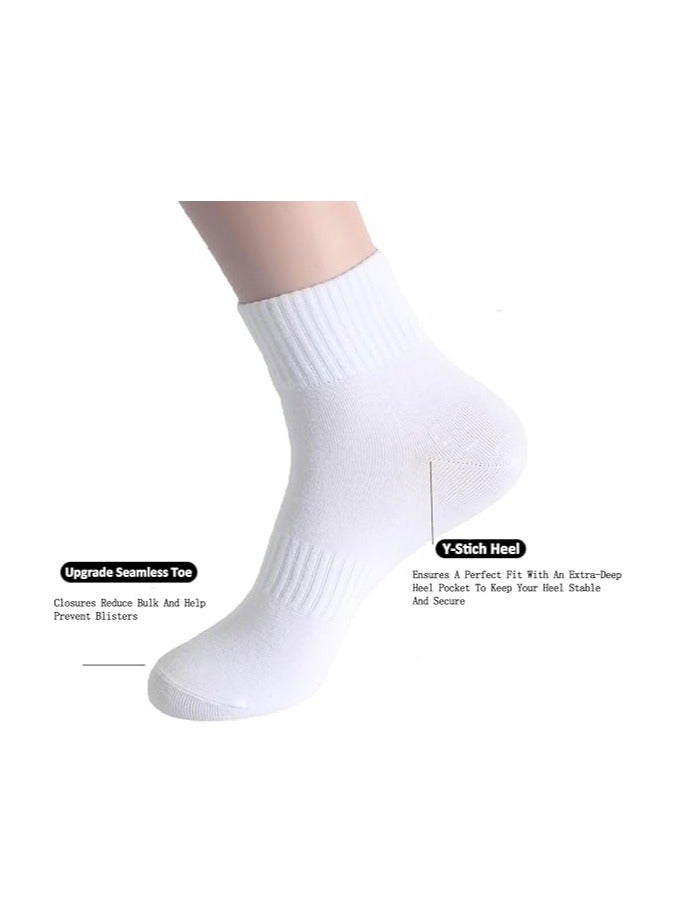 Man's and Women's Ankle Running Socks 3 Pairs( 6 pieces ) -  Breathable, Cushioned, Running & Sports Cotton Quarter Socks with Arch Support  - Image 2