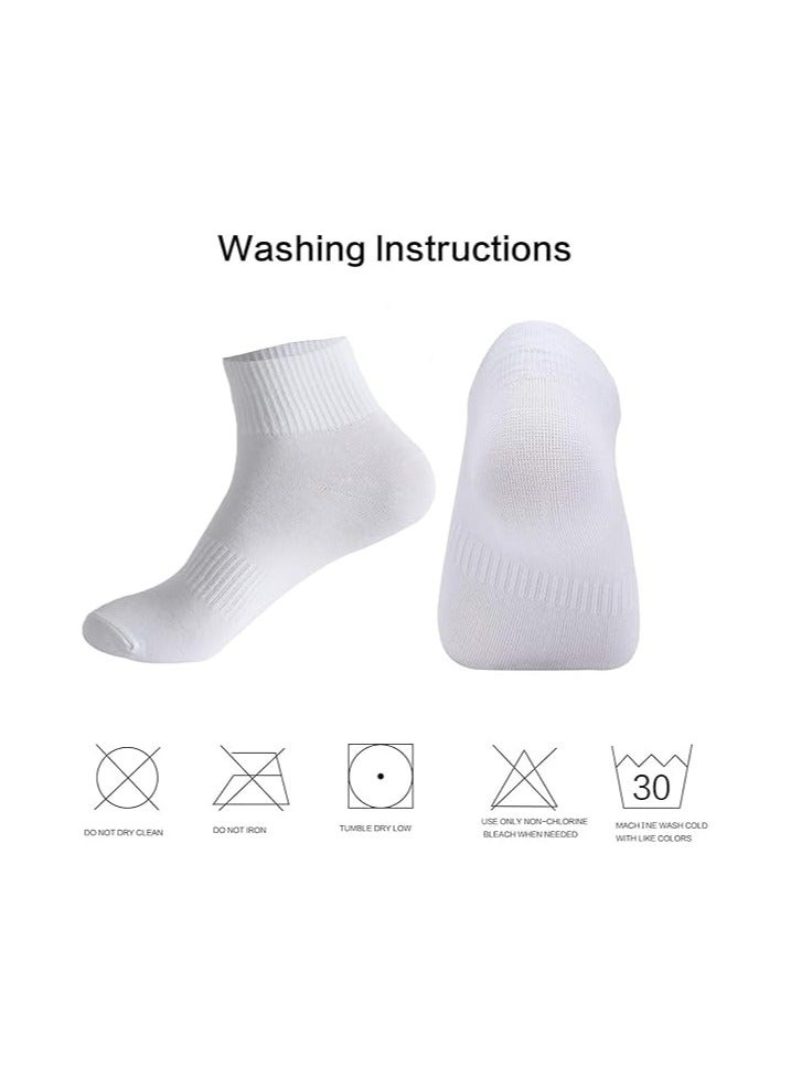 Man's and Women's Ankle Running Socks 3 Pairs( 6 pieces ) -  Breathable, Cushioned, Running & Sports Cotton Quarter Socks with Arch Support  - Image 5