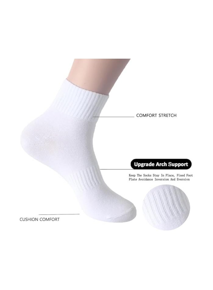 Man's and Women's Ankle Running Socks 3 Pairs( 6 pieces ) -  Breathable, Cushioned, Running & Sports Cotton Quarter Socks with Arch Support  - Image 3