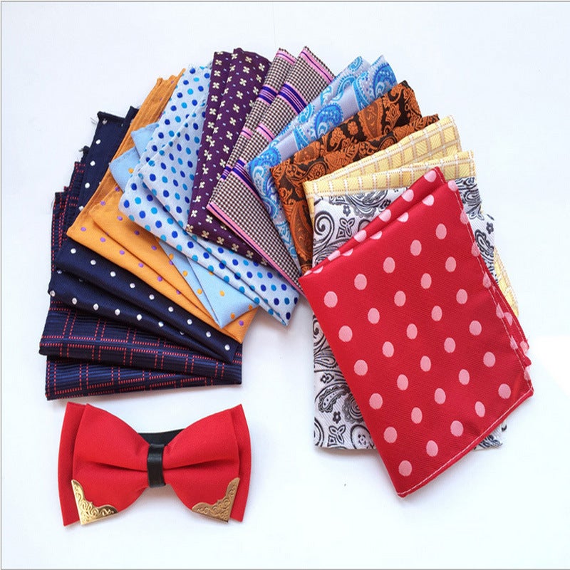 Supply Polyester Jacquard Cashew Dot Casual Fashion Men'S Pocket Scarf Small Square Scarf Handkerchief Breast Scarf - Image 3