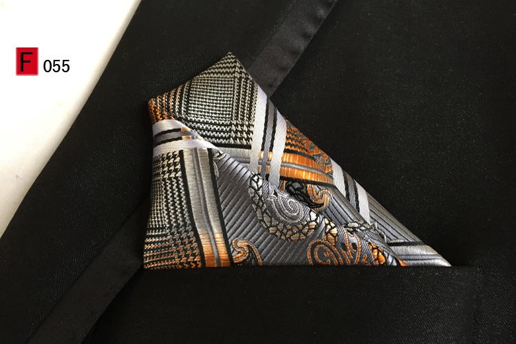 Supply Polyester Jacquard Cashew Dot Casual Fashion Men'S Pocket Scarf Small Square Scarf Handkerchief Breast Scarf - Image 1