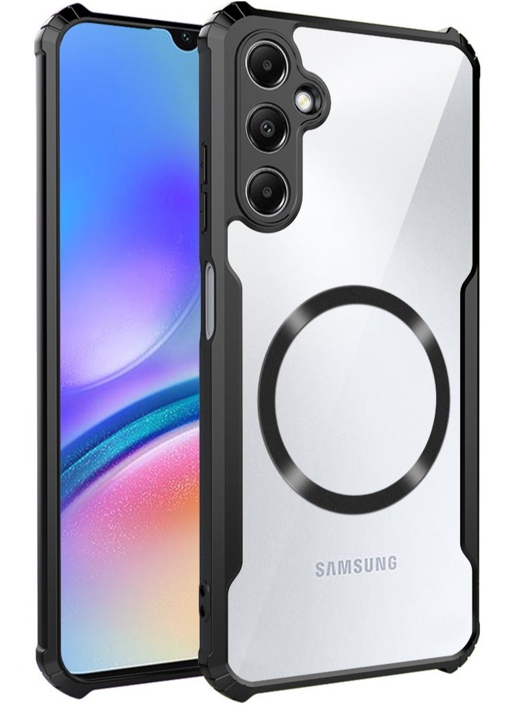 【1+1 Sets】 For Samsung Galaxy A36 5G Case  Screen Protector Magnetic Suction Car Phone Case with Anti Drop Function High Transmittance Glass Scratch Resistant Tempered Glass