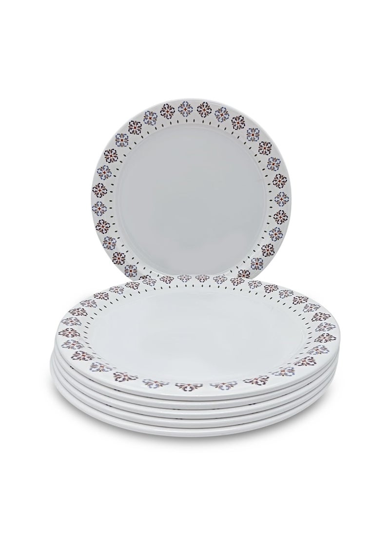 Superware Superware | Pure Melamine | Dinner Plate Set – Serene Sky 11” (6 nos.) | Stain Free, Glazed Finish  - Image 1