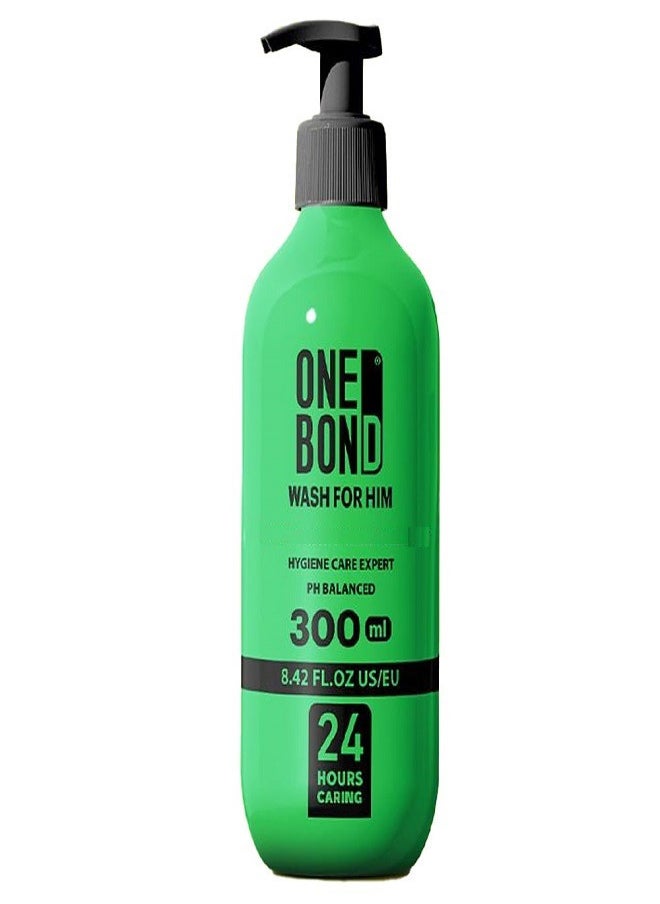 ONE BOND - Intimate Wash For Men One Bond Green 300 Ml - Image 1