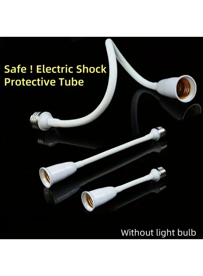 E27 Flexible Gooseneck Lamp Holder Adapter Extension 360 Degree Adjustable 19.69 Inch - Image 2