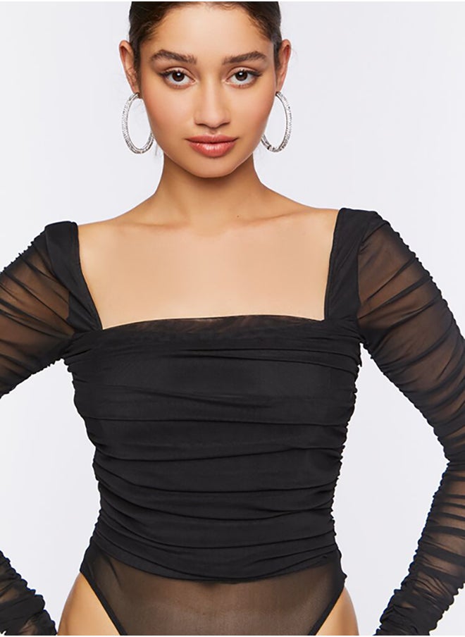 FOREVER 21 - Sheer Long Sleeves Top - Image 1